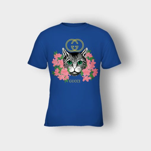 Gucci-Cat-Insp-Kids-T-Shirt-Royal