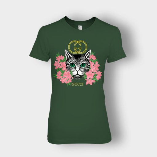 Gucci-Cat-Insp-Ladies-T-Shirt-Forest