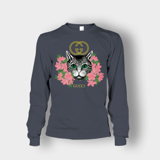 Gucci-Cat-Insp-Unisex-Long-Sleeve-Dark-Heather