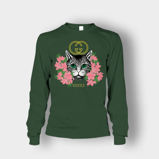 Gucci-Cat-Insp-Unisex-Long-Sleeve-Forest