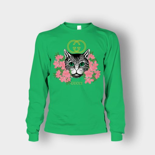 Gucci-Cat-Insp-Unisex-Long-Sleeve-Irish-Green