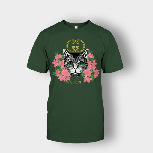 Gucci-Cat-Insp-Unisex-T-Shirt-Forest