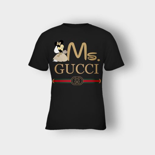 Gucci-Couple-Disney-Ms-Minnie-Valentines-Day-Kids-T-Shirt-Black