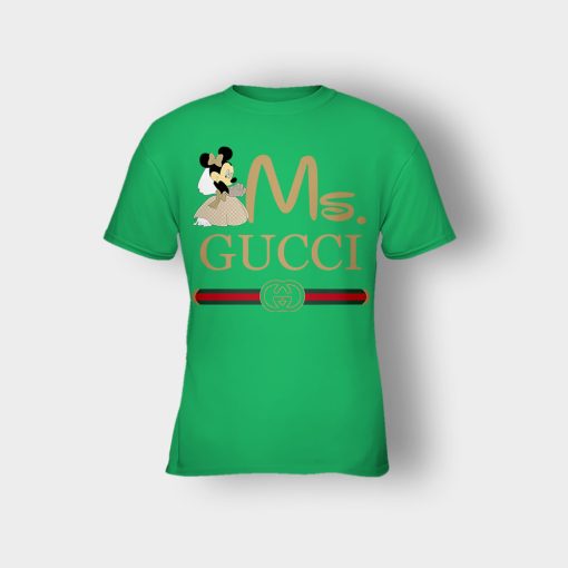 Gucci-Couple-Disney-Ms-Minnie-Valentines-Day-Kids-T-Shirt-Irish-Green