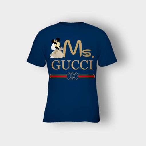 Gucci-Couple-Disney-Ms-Minnie-Valentines-Day-Kids-T-Shirt-Navy