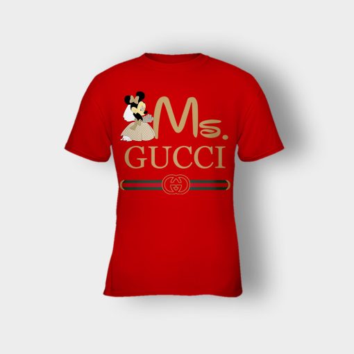 Gucci-Couple-Disney-Ms-Minnie-Valentines-Day-Kids-T-Shirt-Red