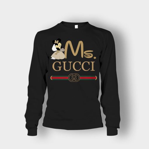 Gucci-Couple-Disney-Ms-Minnie-Valentines-Day-Unisex-Long-Sleeve-Black