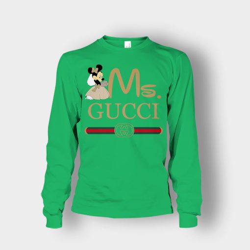 Gucci-Couple-Disney-Ms-Minnie-Valentines-Day-Unisex-Long-Sleeve-Irish-Green