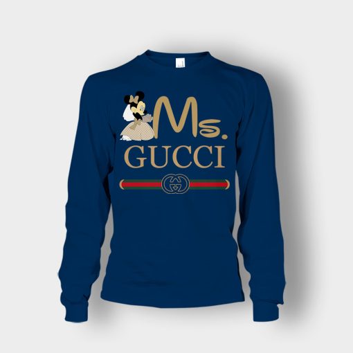 Gucci-Couple-Disney-Ms-Minnie-Valentines-Day-Unisex-Long-Sleeve-Navy