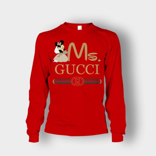 Gucci-Couple-Disney-Ms-Minnie-Valentines-Day-Unisex-Long-Sleeve-Red