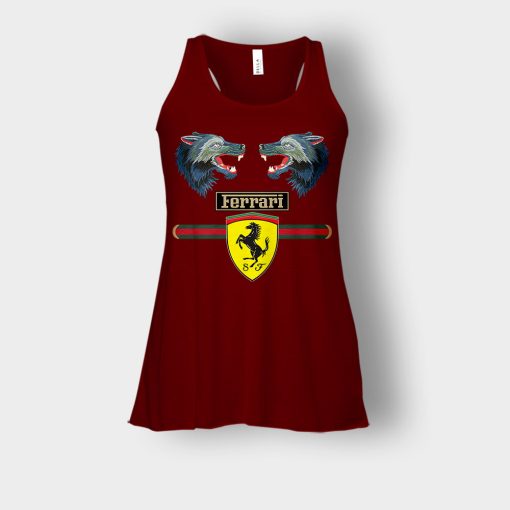 Gucci-Ferrari-Bella-Womens-Flowy-Tank-Maroon