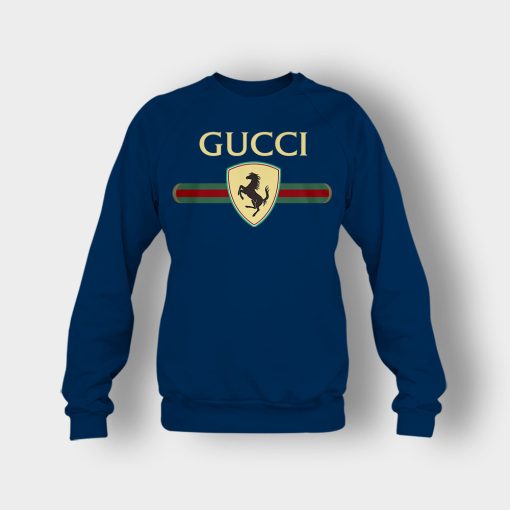 Gucci-Ferrari-Horse-Crewneck-Sweatshirt-Navy