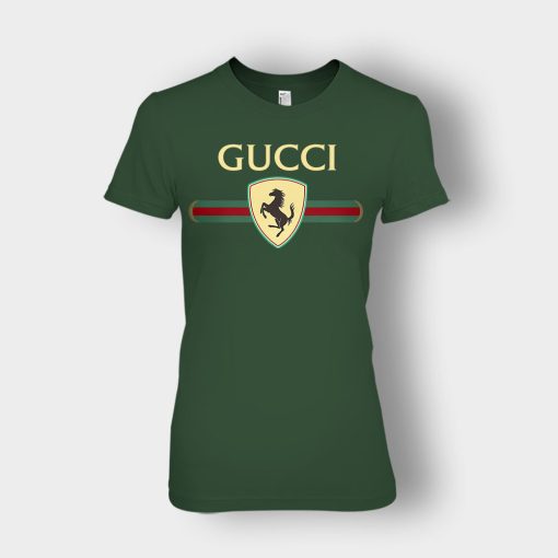 Gucci-Ferrari-Horse-Ladies-T-Shirt-Forest