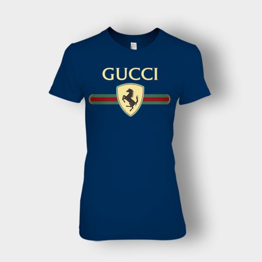 Gucci-Ferrari-Horse-Ladies-T-Shirt-Navy