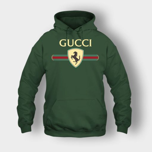 Gucci-Ferrari-Horse-Unisex-Hoodie-Forest