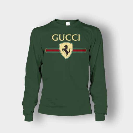 Gucci-Ferrari-Horse-Unisex-Long-Sleeve-Forest