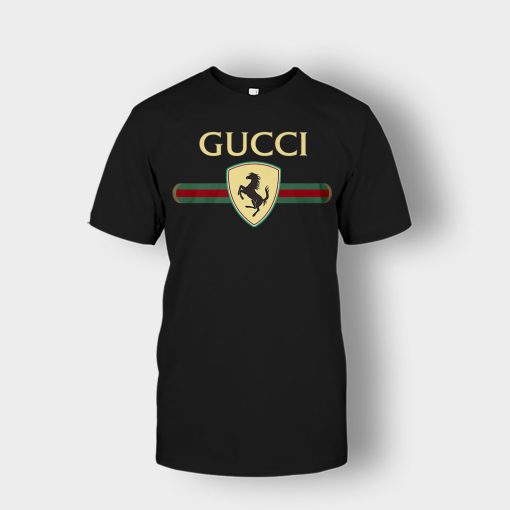 Gucci-Ferrari-Horse-Unisex-T-Shirt-Black