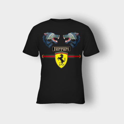 Gucci-Ferrari-Kids-T-Shirt-Black