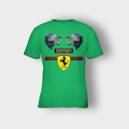 Gucci-Ferrari-Kids-T-Shirt-Irish-Green