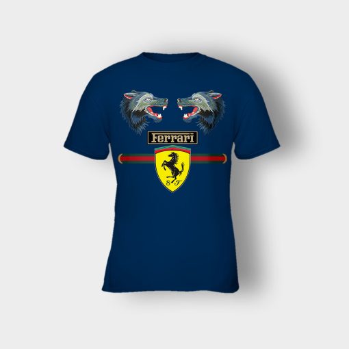 Gucci-Ferrari-Kids-T-Shirt-Navy