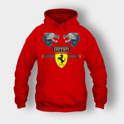 Gucci-Ferrari-Unisex-Hoodie-Red