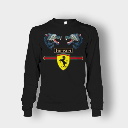 Gucci-Ferrari-Unisex-Long-Sleeve-Black