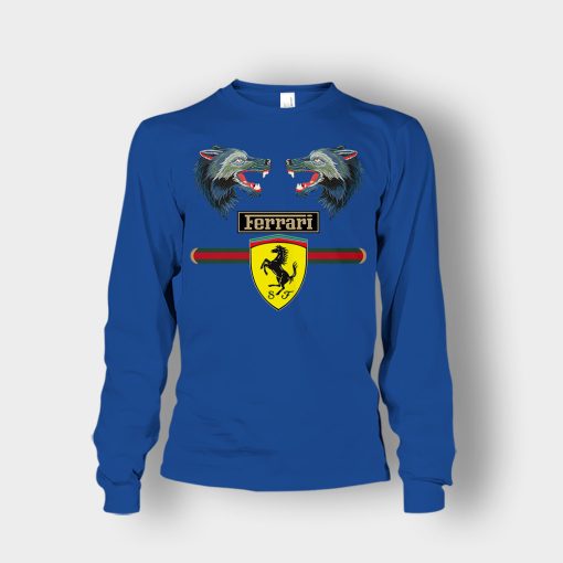 Gucci-Ferrari-Unisex-Long-Sleeve-Royal