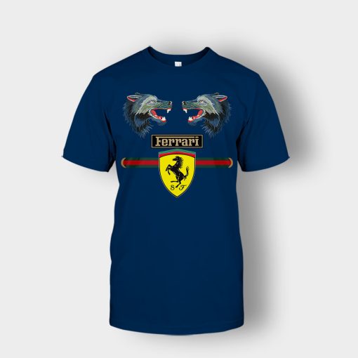 Gucci-Ferrari-Unisex-T-Shirt-Navy