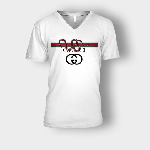 Gucci-Gang-Hipster-Inspired-Unisex-V-Neck-T-Shirt-White