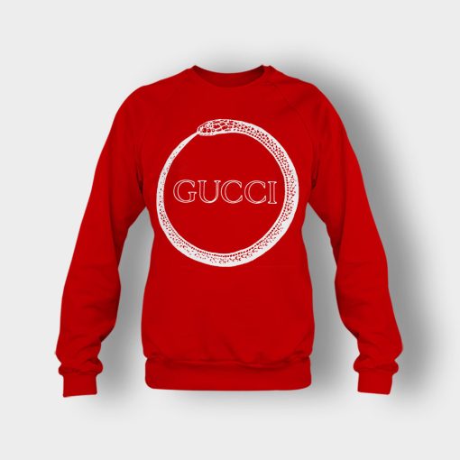 Gucci-Genuine-Snake-Crewneck-Sweatshirt-Red