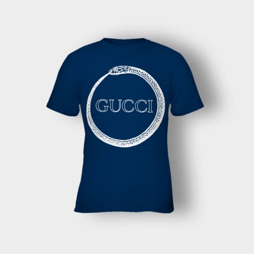 Gucci-Genuine-Snake-Kids-T-Shirt-Navy