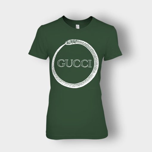 Gucci-Genuine-Snake-Ladies-T-Shirt-Forest