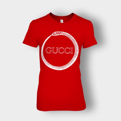 Gucci-Genuine-Snake-Ladies-T-Shirt-Red