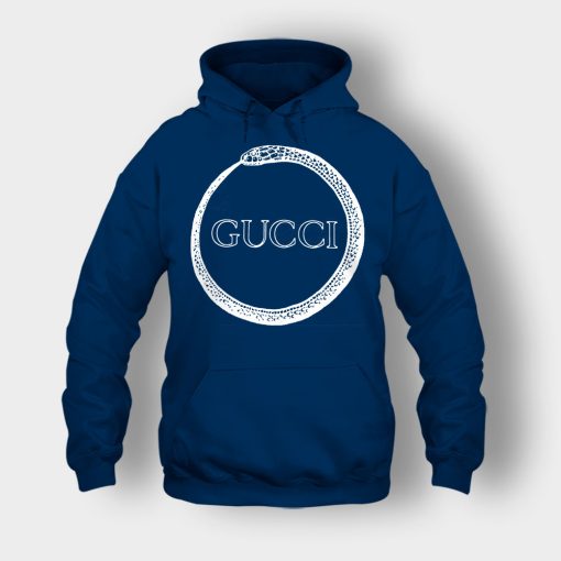 Gucci-Genuine-Snake-Unisex-Hoodie-Navy