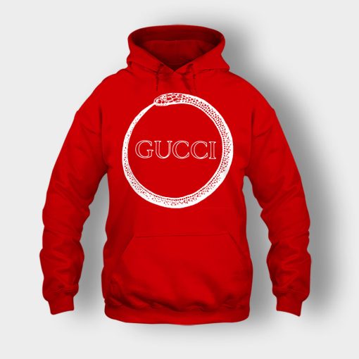 Gucci-Genuine-Snake-Unisex-Hoodie-Red