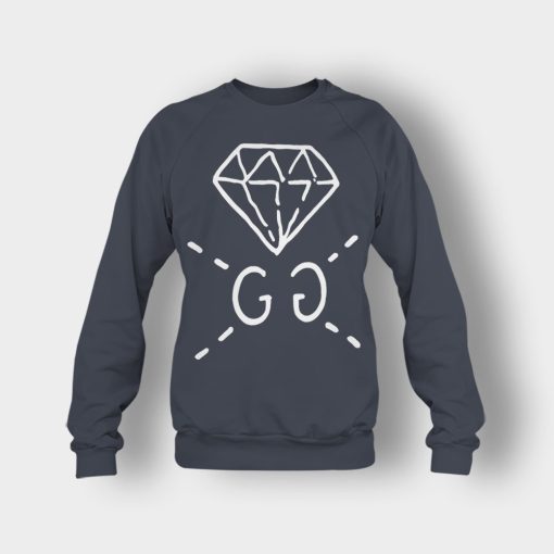 Gucci-Ghost-Diamond-Inspired-Crewneck-Sweatshirt-Dark-Heather