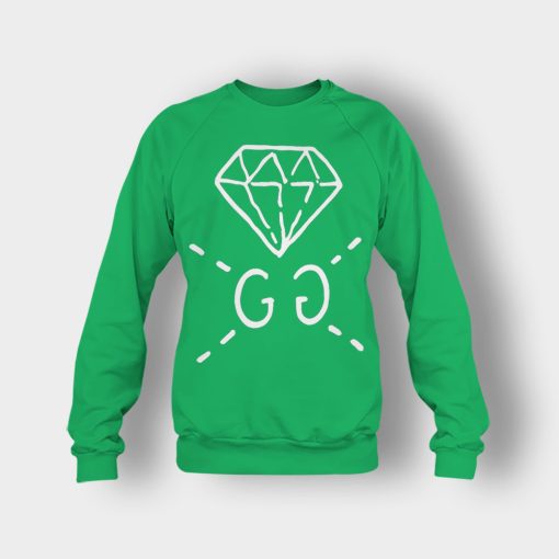 Gucci-Ghost-Diamond-Inspired-Crewneck-Sweatshirt-Irish-Green