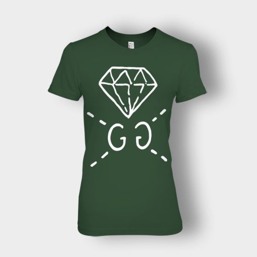 Gucci-Ghost-Diamond-Inspired-Ladies-T-Shirt-Forest