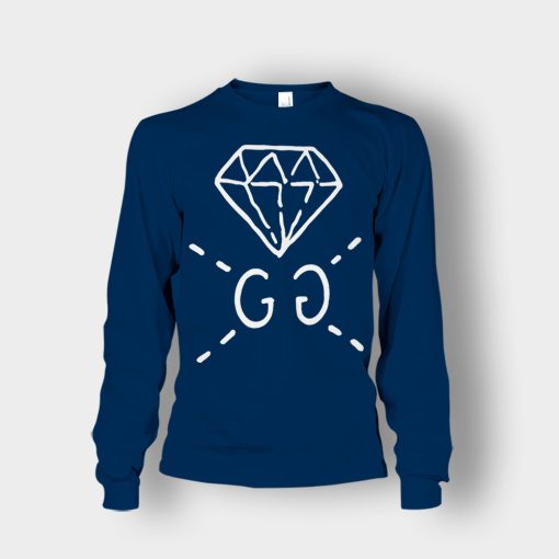 Gucci-Ghost-Diamond-Inspired-Unisex-Long-Sleeve-Navy