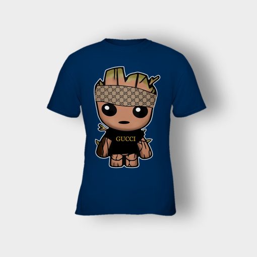 Gucci-Groot-Inspired-Kids-T-Shirt-Navy