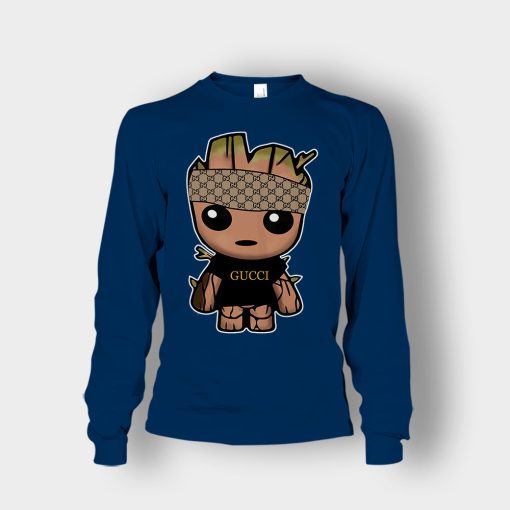 Gucci-Groot-Inspired-Unisex-Long-Sleeve-Navy