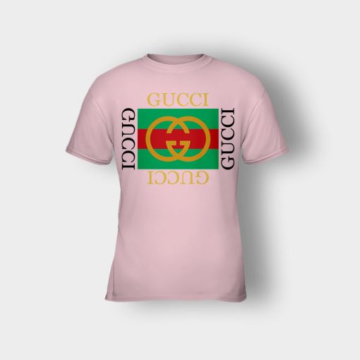 Gucci-Inspired-Art-Bootleg-Kids-T-Shirt-Light-Pink