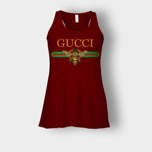 Gucci-Inspired-Bee-Bella-Womens-Flowy-Tank-Maroon