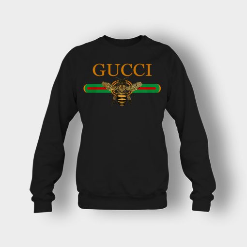 Gucci-Inspired-Bee-Crewneck-Sweatshirt-Black