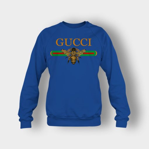 Gucci-Inspired-Bee-Crewneck-Sweatshirt-Royal