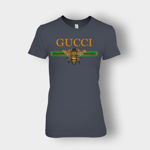 Gucci-Inspired-Bee-Ladies-T-Shirt-Dark-Heather