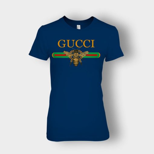 Gucci-Inspired-Bee-Ladies-T-Shirt-Navy