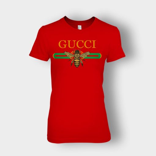 Gucci-Inspired-Bee-Ladies-T-Shirt-Red