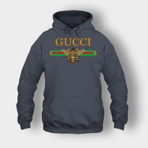 Gucci-Inspired-Bee-Unisex-Hoodie-Dark-Heather