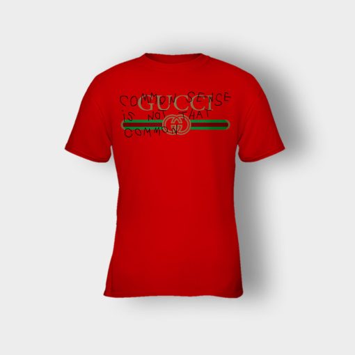 Gucci-Inspired-Hypebeast-Common-Sense-Kids-T-Shirt-Red